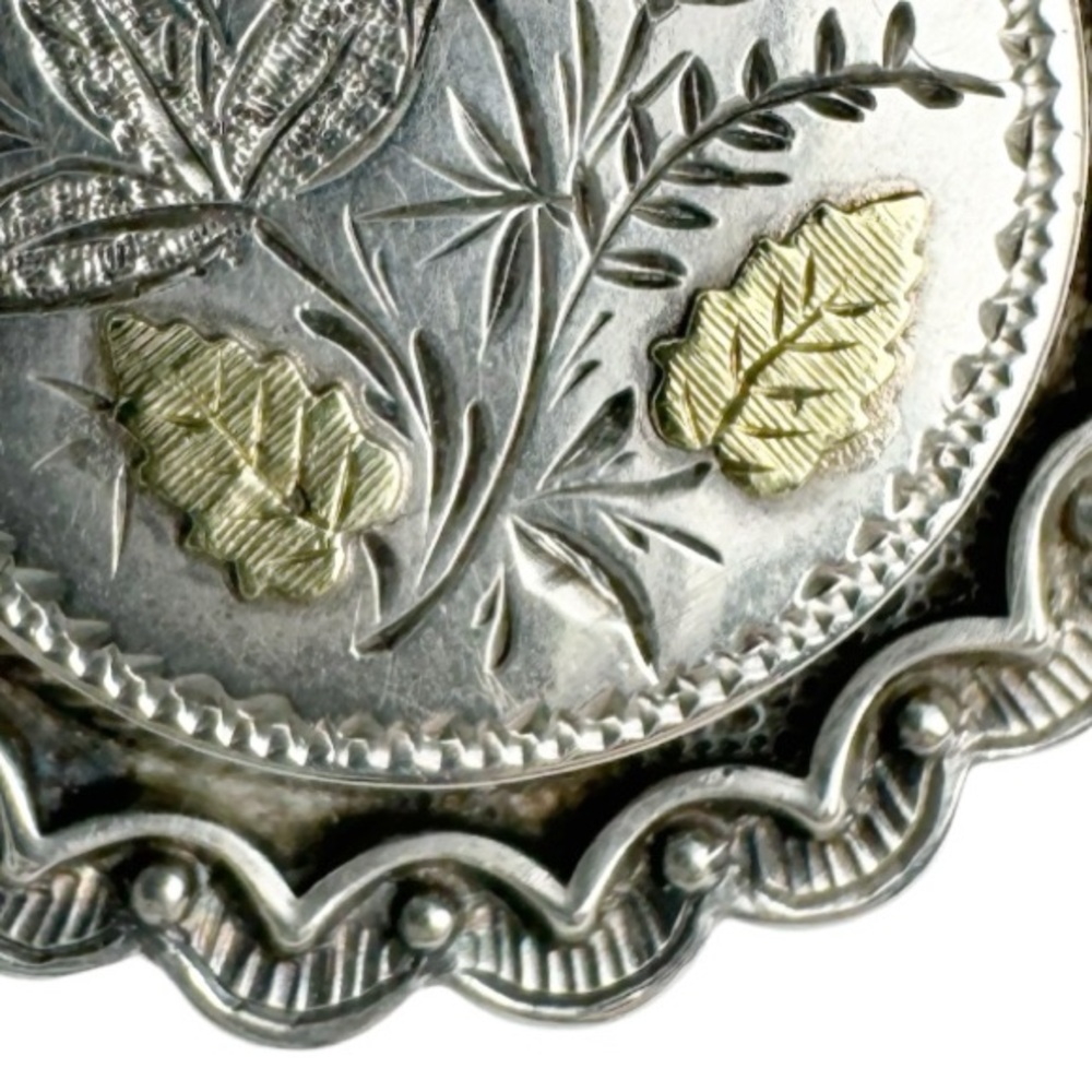 Silver Victorian Sweetheart Brooch - Picture 9 of 16